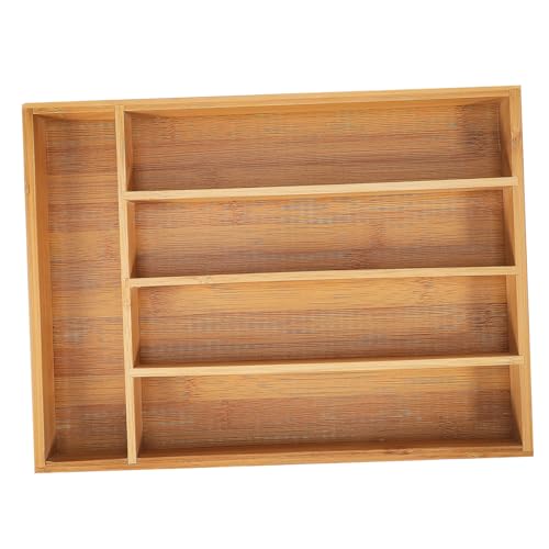 SHOWERORO Organizador de Cubiertos de para Cajones con Compartimentos Bandeja de Multifuncional para Cocina Separador Resistente y Elegante para Cubiertos y Herramientas