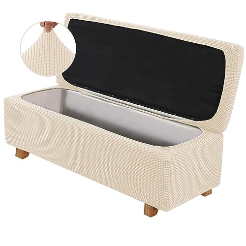 NOPEXTO 2 Pezzi Ottomano Copertura Pieghevole