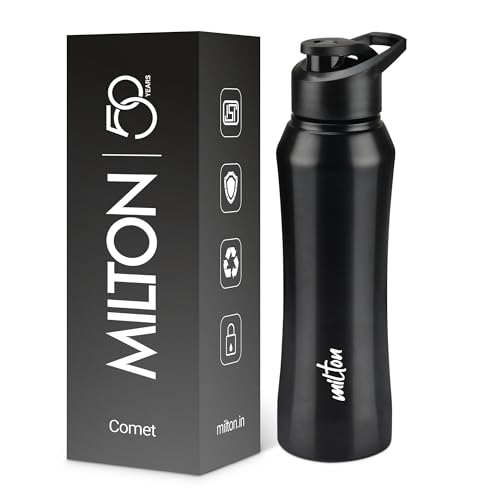 MILTON Comet 1000 Stainless Steel Water Bottle 1000 ml, Single Wa...
