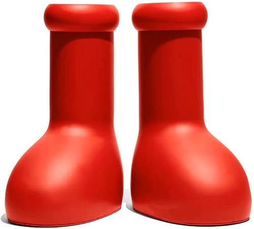 Miniatura 7 de Botas rojas grandes de moda de moda grandes botas rojas de dibujos animados de anime, creativas de TPU EVA grandes zapatos rojos (color rojo, talla