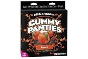 Pipedream's Edible Crotchless Gummy Panties Peach