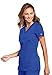 Cherokee Women's V-Neck Top, Royal, Medium