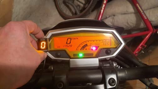 Miniatura 8 de Indicador digital de engranajes LED de 1-6 velocidades, medidor de pantalla impermeable para ER6N Z1000 SX Ninja 400 650 Z800 Z750 Versys 650 Z650