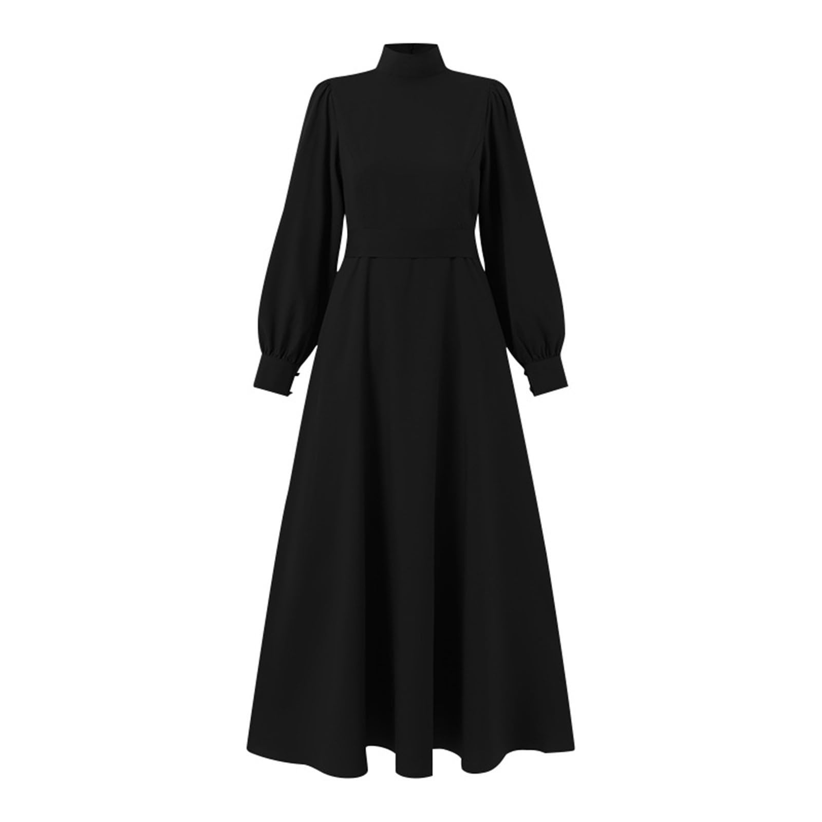Robe d'invité de mariage 2026 pour femme, style de rue musulmane, taille haute, robe longue
