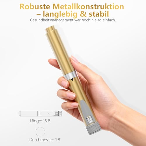 Stylo à insuline réutilisable dosage précis 1 à 60 unités utilisation simple