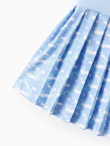 Image of Disney Minnie Frozen Stitch Princess Toddler Girls' Tennis Skirt Sets Kids Athletic Camisole Top & Skort 2 Piece Outfit 2-9Y