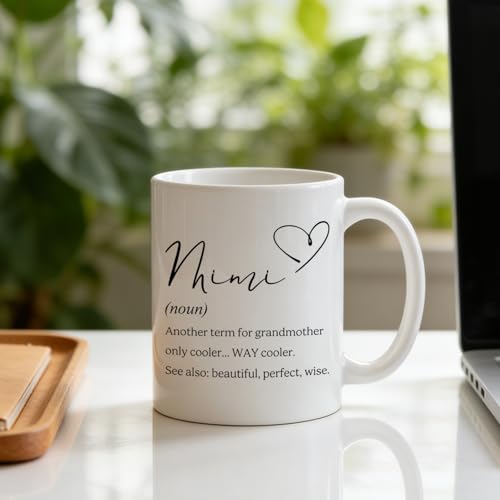 Taza de cerámica Trenstise para abuela 11 oz miniatura 3