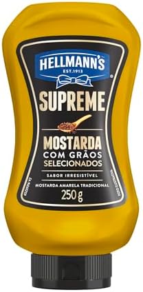 Hellmann's Mostarda Amarela SupremeTradicional Squeeze 250g