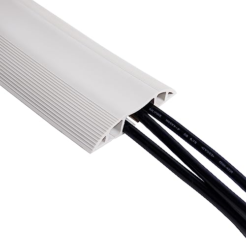 Protecteur de câbles de 300cm avec bande auto-adhésive et passage plancher souple Dataflex
