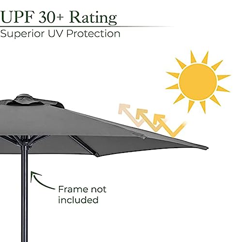 Telo ricambio per ombrellone in Poliestere Beige