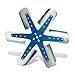 Flex-a-lite 1317 Blue Star Stainless Steel 6-Blade 17" Flex Fan