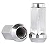 ECCPP 24 Pieces Wheel Lug Nuts M14X1.5 Thread Close End Silver Chrome Truck Socket Lug Nuts fit for 2000-2014 for Chevrolet Silverado 1500 2001-2010 for Chevrolet Silverado 2500 HD