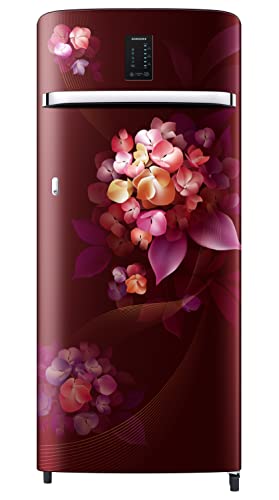 Image of Samsung 215L 3 Star Inverter Direct-Cool Single Door Digi-Touch Refrigerator Appliance (RR23C2E23HT /HL,Hydrangea Plum)