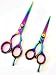 ZZZRT ZL-2002 J2 Japanese Steel Professional Razor Edge Titanium Coated Hairdressing Barber Salon Scissors/Shears Set 5.5" & 4.5"