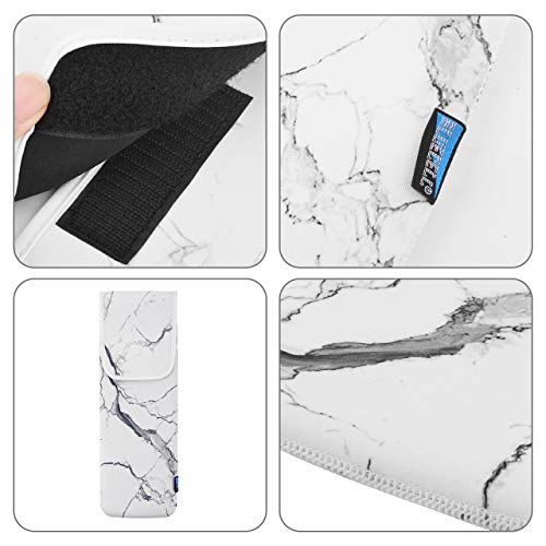 Bluecell Heat Resistant Neoprene Curling Iron Holder Cover Bag Flat Iron Curling Wand Travel Case Pouch 15 x 5 Inches… - Image 4