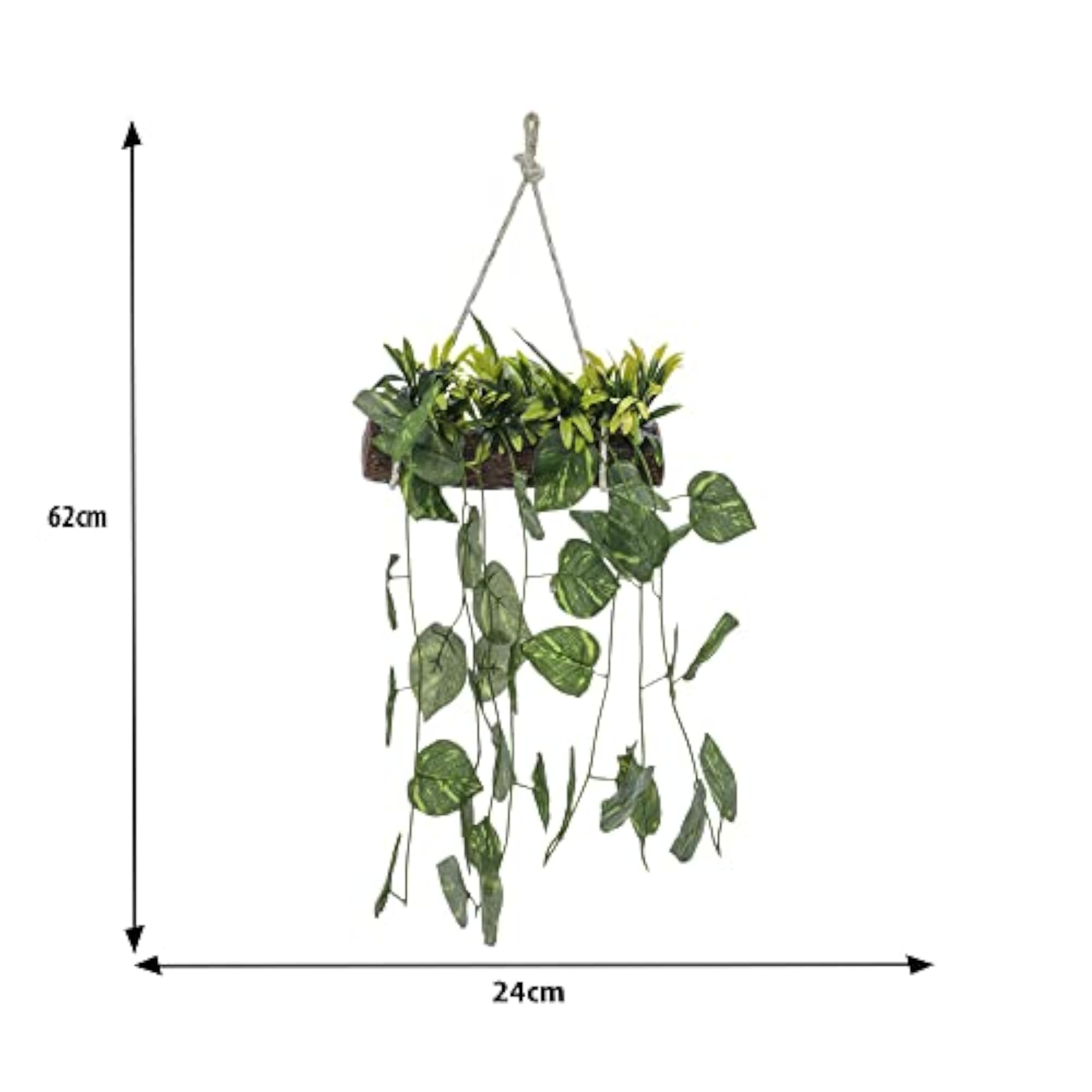 Artificial Tree Wood in Plastic Nursery, Fake Plant