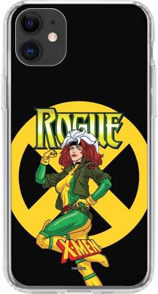 Skinit Clear Phone Case Compatible with iPhone 11 - Officially Licensed Marvel X-Men Rogue Design