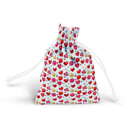Image of ArtzFolio Valentine Love | Pouch Wrist Potli Bag | Bag for Weddings & Casual Parties
