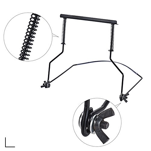 Harmônica de metal Boca Titular Órgão Harmonica Pescoço Suporte Bracket para 10 Hole Harmonicas Mãos