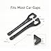 Zoiydals 2-Pack Car Seat Gap Filler, No-Drop Seat Side Gap Seam Filler Organizer with Phone Holder, Universal Fit to Fill The Gap Between Seat and Console for Car, SUV, Truck&Sedan