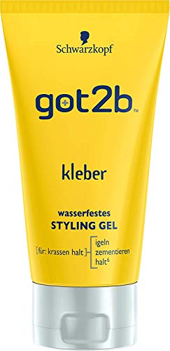 Gel coiffant imperméable got2b lot de 6 flacons formule longue tenue
