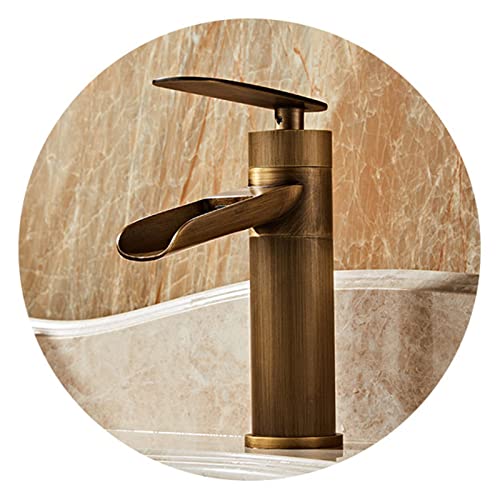 Grifo de cascada negro de diseño sofisticado compatible con lavabo blanco 2