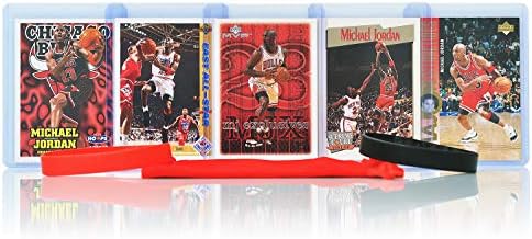 Michael Jordan MJ (5) Assorted Basketball Cards Bundle – Chicago Bulls Trading Cards – MVP # 23