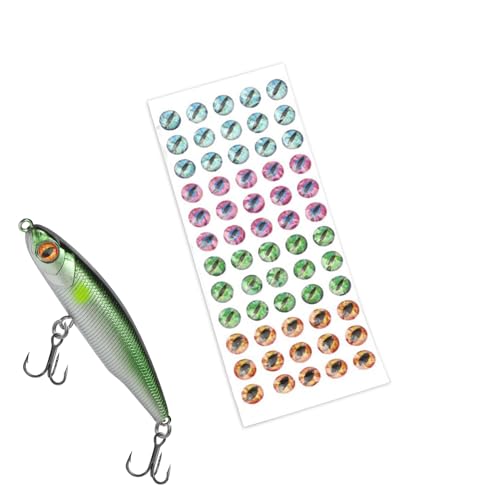 Fishing Eyes | Adhesive Tackle Accessory - Fishing Lure Stickers - for Beginner Fishermen Men Water Lakes Rivers Seas Shores Fre