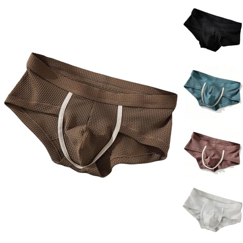 Calzoncillos de algodon para hombre tipo boxer retro transpirables y sexy 3