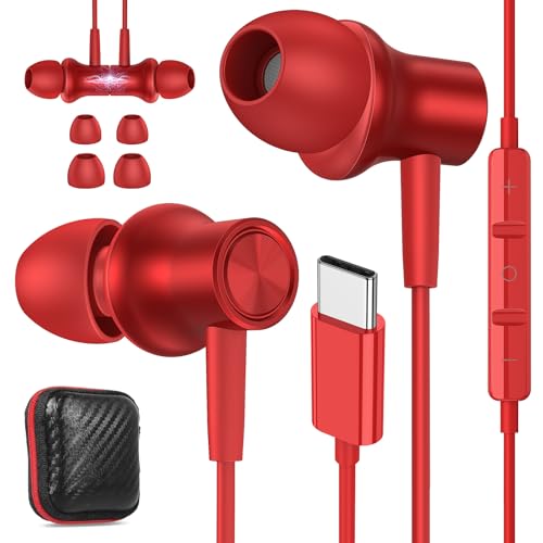 USB C�w�b�h�t�H�� Samsung Galaxy S25 Ultra S24+ S23 Fe S22�p Type C �C���z�� �m�C�Y�A�C�\���[�V���� �}�C�N�t�� �X�e���I���C�R�[�h�t�� USBC�C���z�� iPhone 17 Air 16 15 Pro