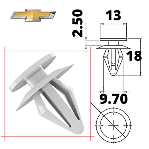 200 Presilhas Grampo Lateral Forro Da Porta Astra Celta Prisma