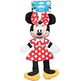 Disney for Pets Minnie Mouse Plush Squeaky with Flattie Crinkle Body Dog Toy 13.5in Dog Toys | Plush Squeaker Toy for Dogs Inspired by Minnie Mouse, Mickey and Friends