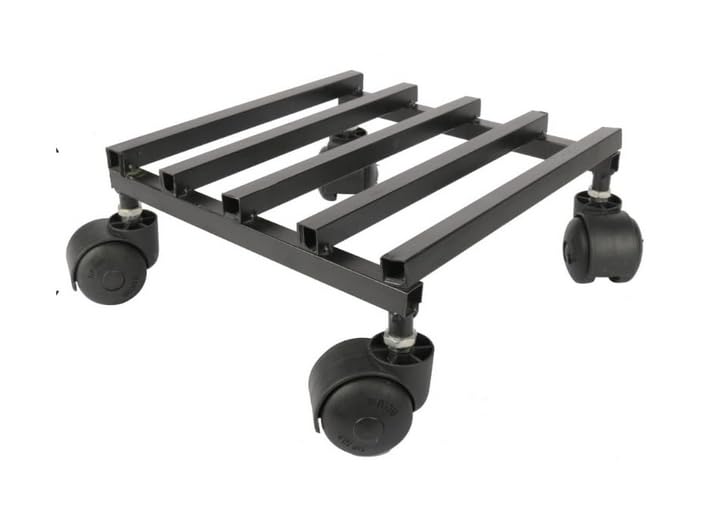 NAYRA Black Metal Wheels Planters Square Shape Stand | Thick and Strong Wheels | Black Stand Stylish Gamla Planters Perfect for Indoor and Outdoor (Set of 1)-image-21