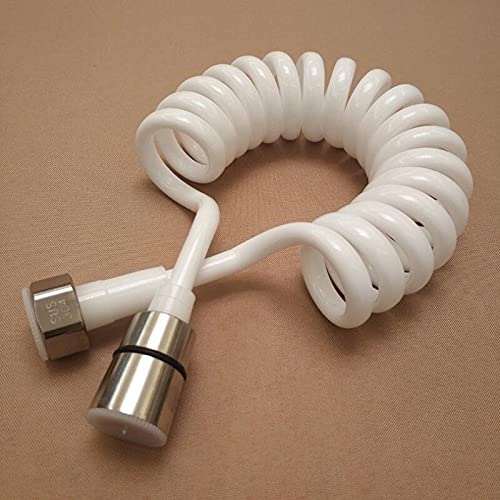 BAtlam Manguera telescópica de Ducha de 1,5 m/2 m/3 m, Resorte de baño Flexible para fontanería de Agua, rociador de bidé para Inodoro, Accesorios de baño-1,5 m,China