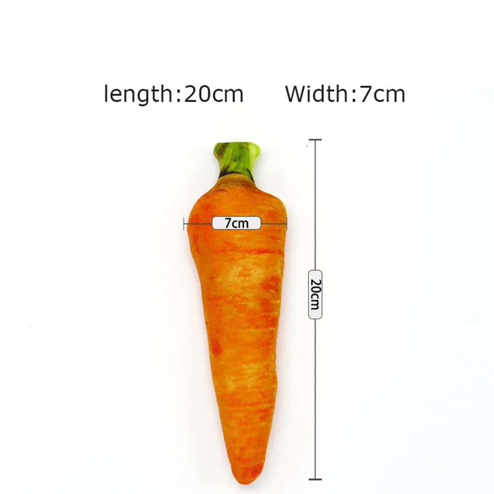 Giocattolo Cagnolino A Forma Di Carota Con Cigolio - Peluche Masticabile Per Cuccioli - Foto 7