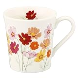 山加商店 × HIBIYA-KADAN 「 花言葉 秋桜 」 マグカップ 300ml 径約9×9cm 日比谷花壇 FLORIOGRAPHY 母の日 プレゼント 誕生日プレゼント 女性 雑貨 食器 日本製 白 HBK14-11