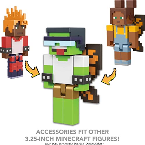 ​Minecraft Creator Series Fairy Wings Figure, Collectible Building Toy, 3.25-Inch Action Figure With Accessories, Gift For Ages 6 Years & Older​ #TOP2