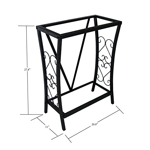 Aquatic Fundamentals 10 Gallon Metal Aquarium, 20.9" L X 11" W, Black #TOP7