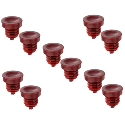 Bouchage de pompe de direction et capuchon de direction assistée en plastique rouge par 5