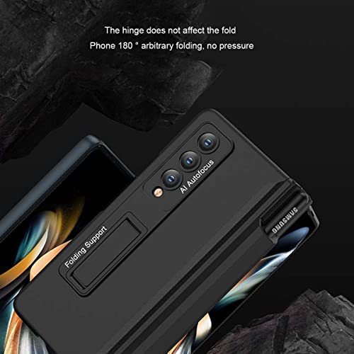 para a caixa Samsung Galaxy Z Fold 4 5G,Cobertura do suporte de corpo inteiro ultrafino com caixa de