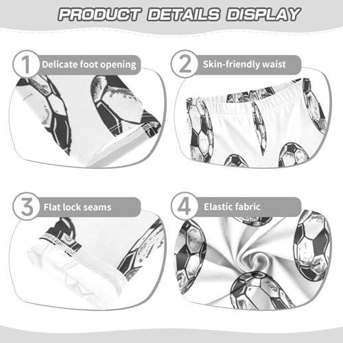 Toddler Girls Leggings Printed Yoga Pants Leggings Soccer Balls for Kids3