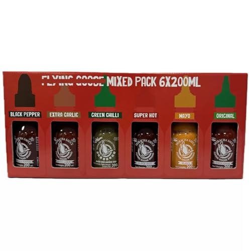 Kit degustación SRIRACHA -mix pack de 6 unidades - 6x200 ml