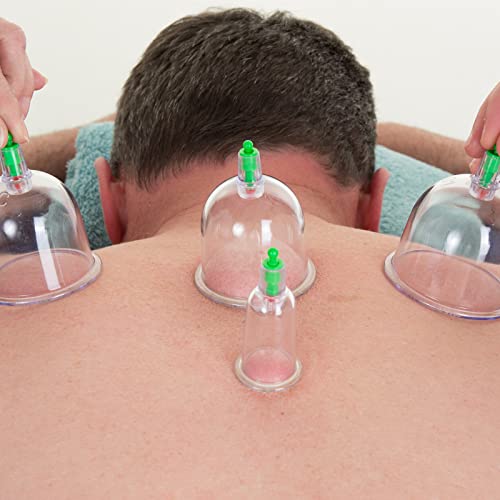 Dispositivo de massagem a vácuo Massagem muscular traseira 12 xícaras Elitzia ETYVC104