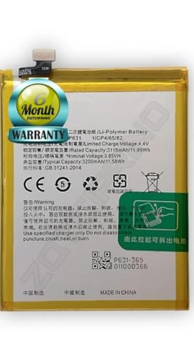 Image of Original BLP631 Battery for Oppo F3 / F5 / A77 /CPH1723 / CPH1727 / CPH1609 / CPH2339 / Battery with 6 Month Warranty**** (N95)