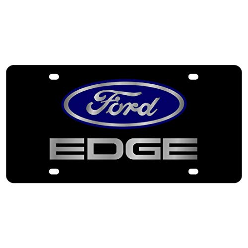 ford edge plate frame - Eurosport Daytona Laser Acrylic Ford Edge License Plate Frame 3D Novelty Tag - Official Licensed
