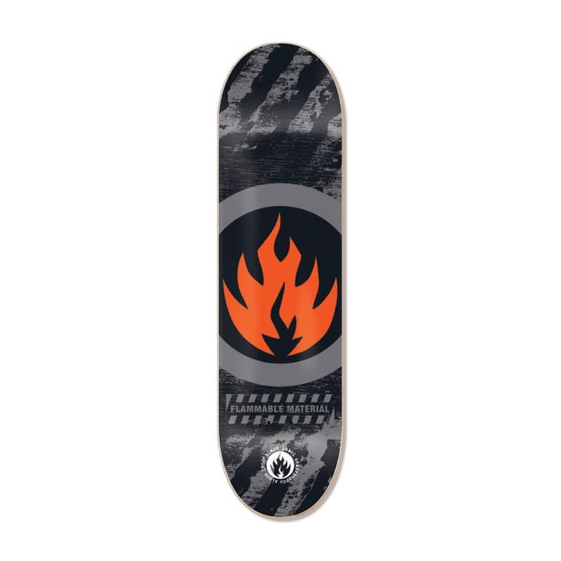 Circle Flame - Tabla de Skate (8,5 x 32,38 cm)
