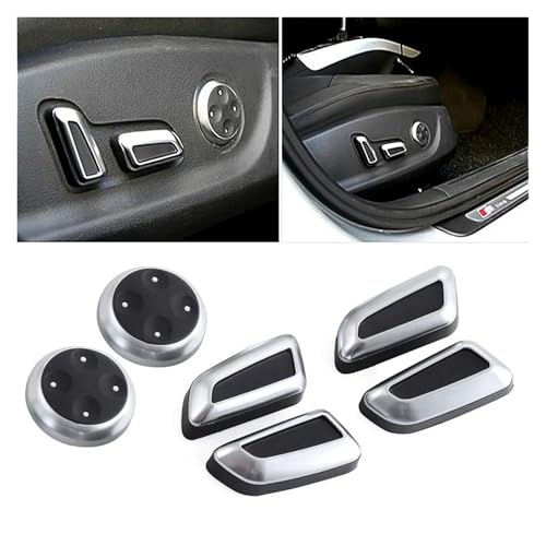 Interruptor de asiento Audi B8 C6 C7 Q3 Q5 regulador botón perilla ajustable 6uds 2