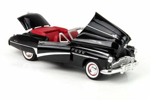 Modelo de autos 1949 Roadmaster Black 1:18 miniatura 3