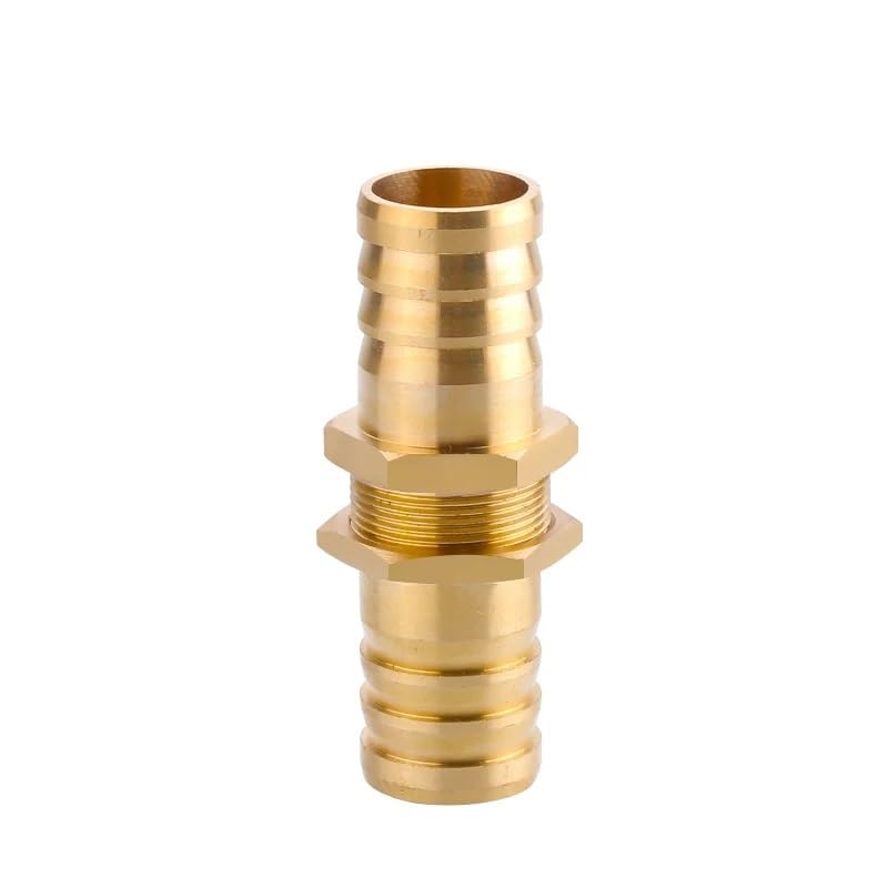 10pcs Connector Copper Air Fuel Water Tube Brass Pipe Fitting Barbed Joint Coupler for 4mm 5 6 8 10 12(BT-PM,8mm (10pcs))