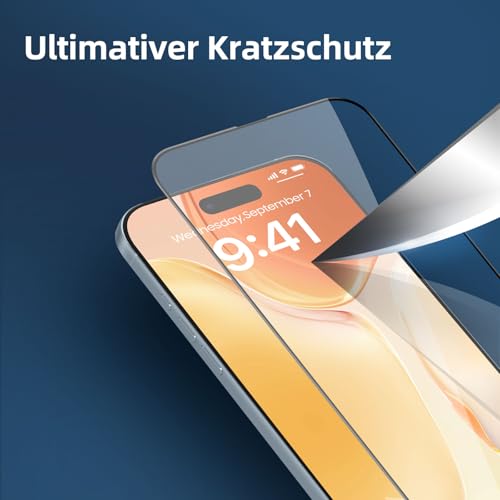 NEW'C Schutzfolie für iPhone Air für Panzerglas mit Montagehilfe – Ansicht 6